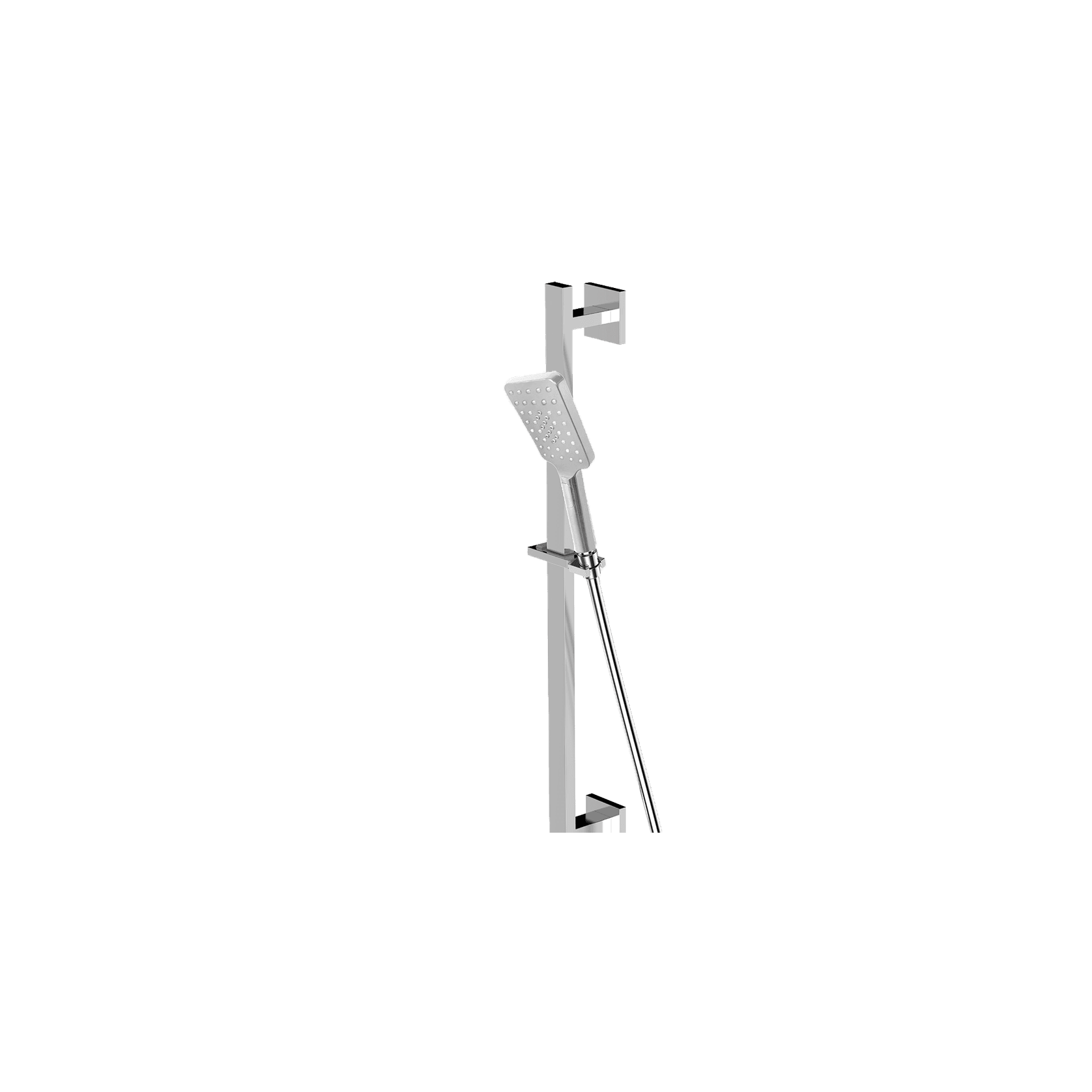 Cube Slide Shower 3 Function Handshower Brushed Nickel gallery detail image