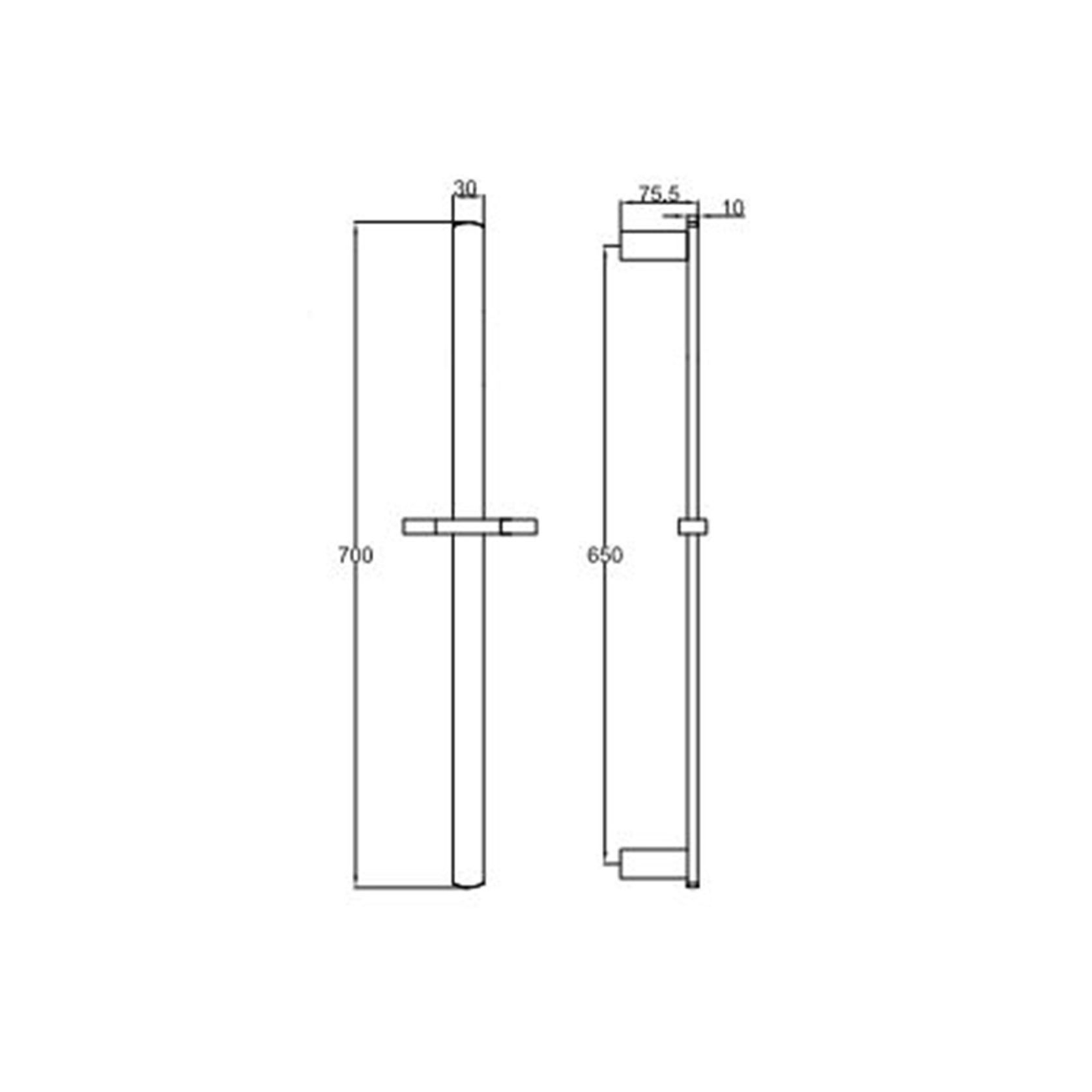 Flint Slide Shower 3 Function Handshower Gun Metal gallery detail image