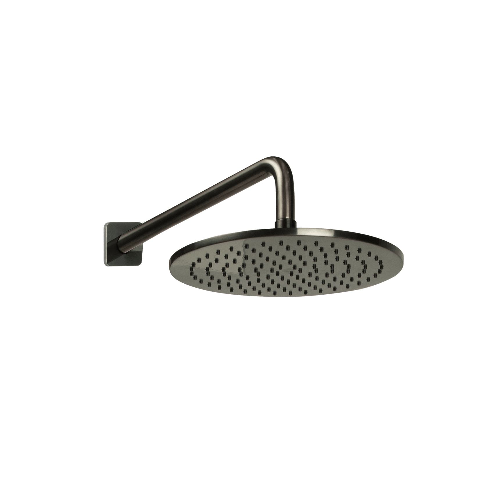 Loft Rain Shower with Wall Arm Gun Metal gallery detail image