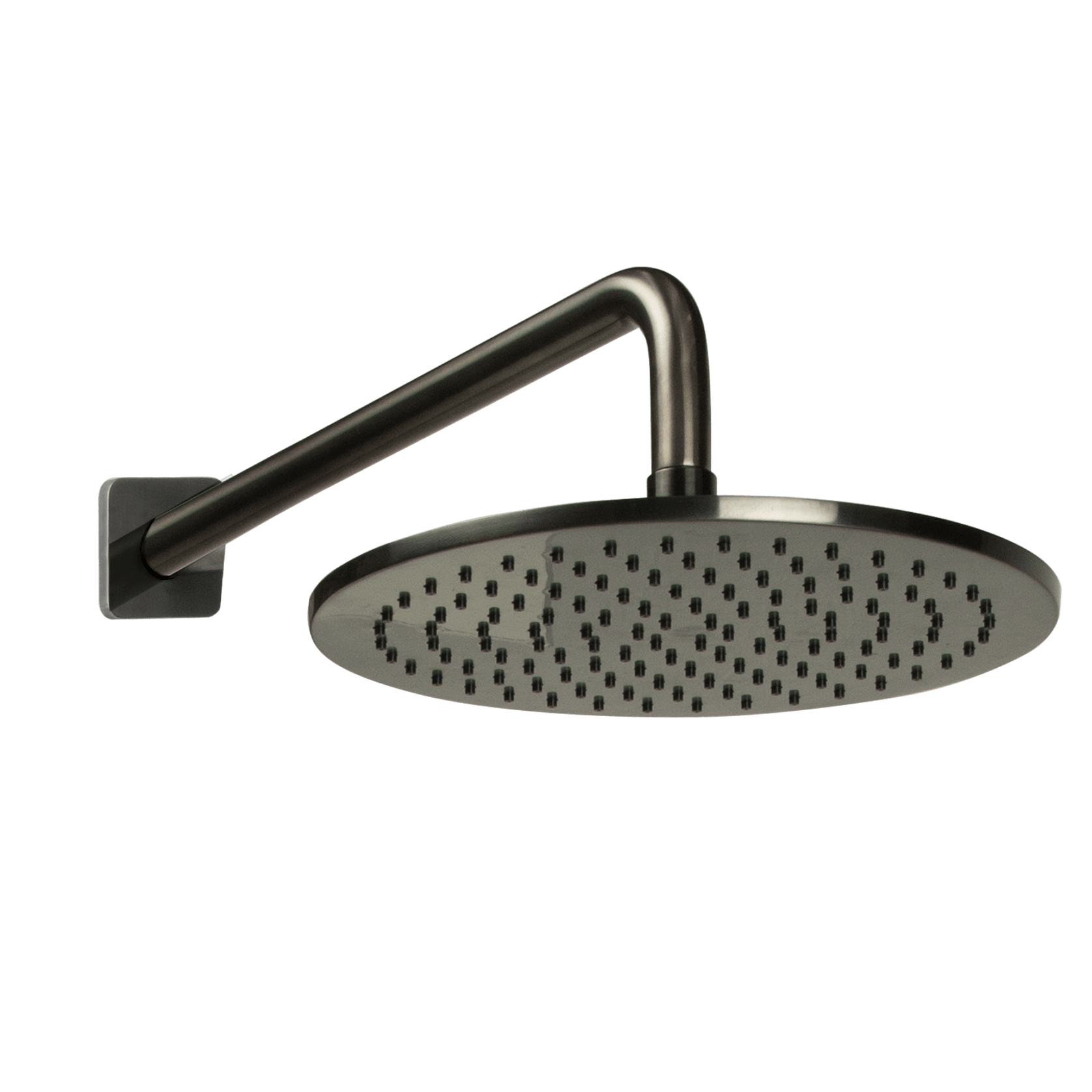 Loft Rain Shower with Wall Arm Gun Metal gallery detail image