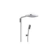 Modern Shower Tower with Mixer Chrome gallery detail image