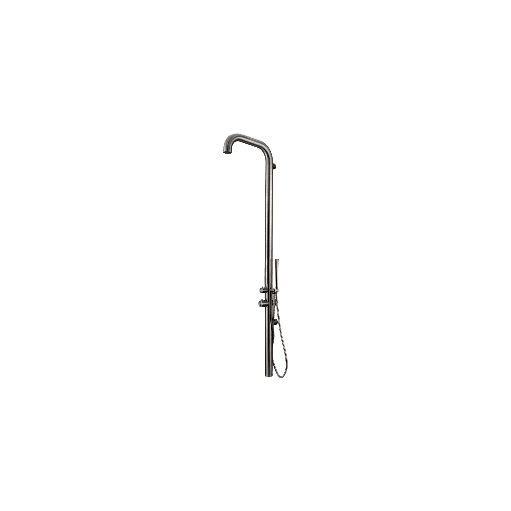 Pacific Outdoor Shower Tower Gun Metal gallery detail image