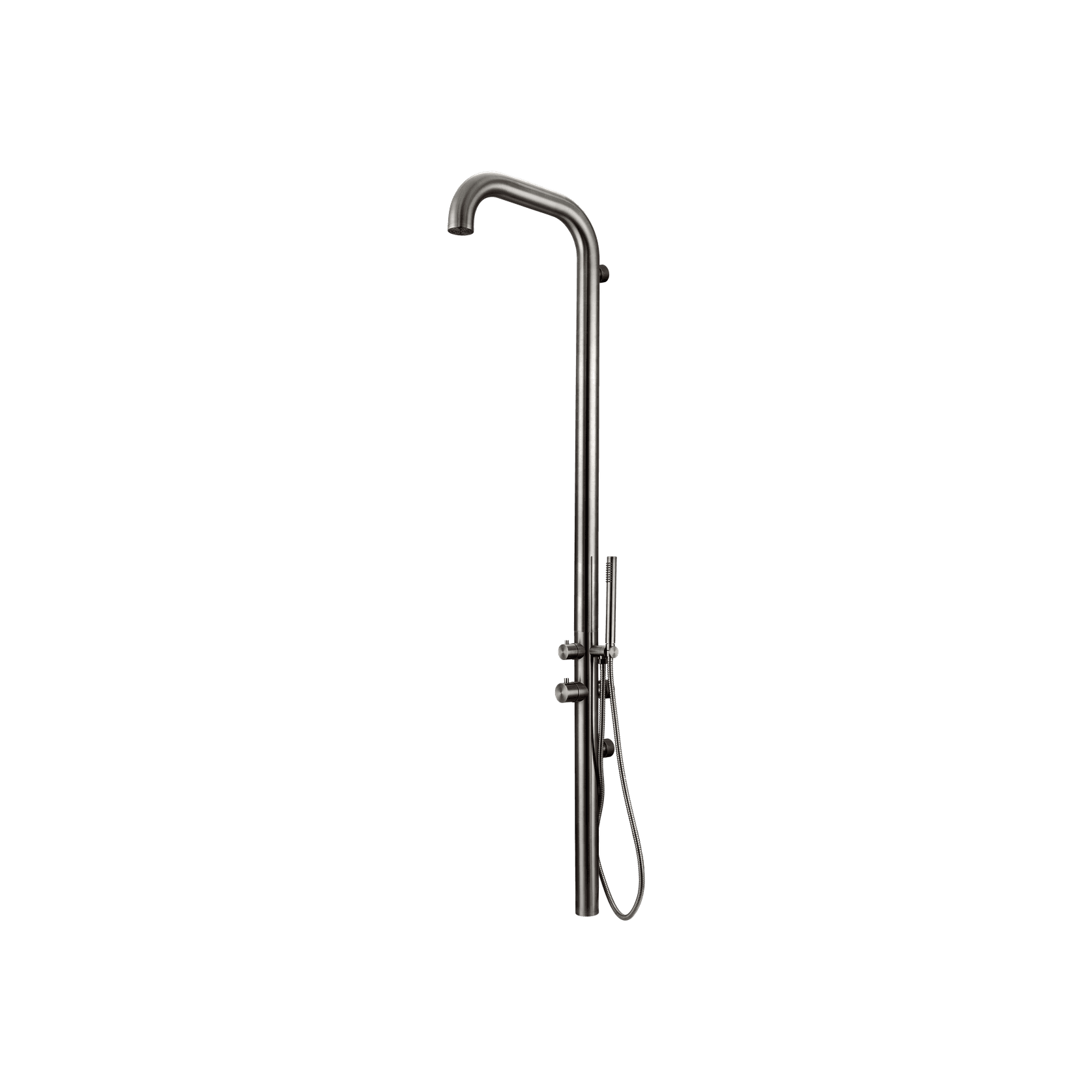Pacific Outdoor Shower Tower Gun Metal gallery detail image