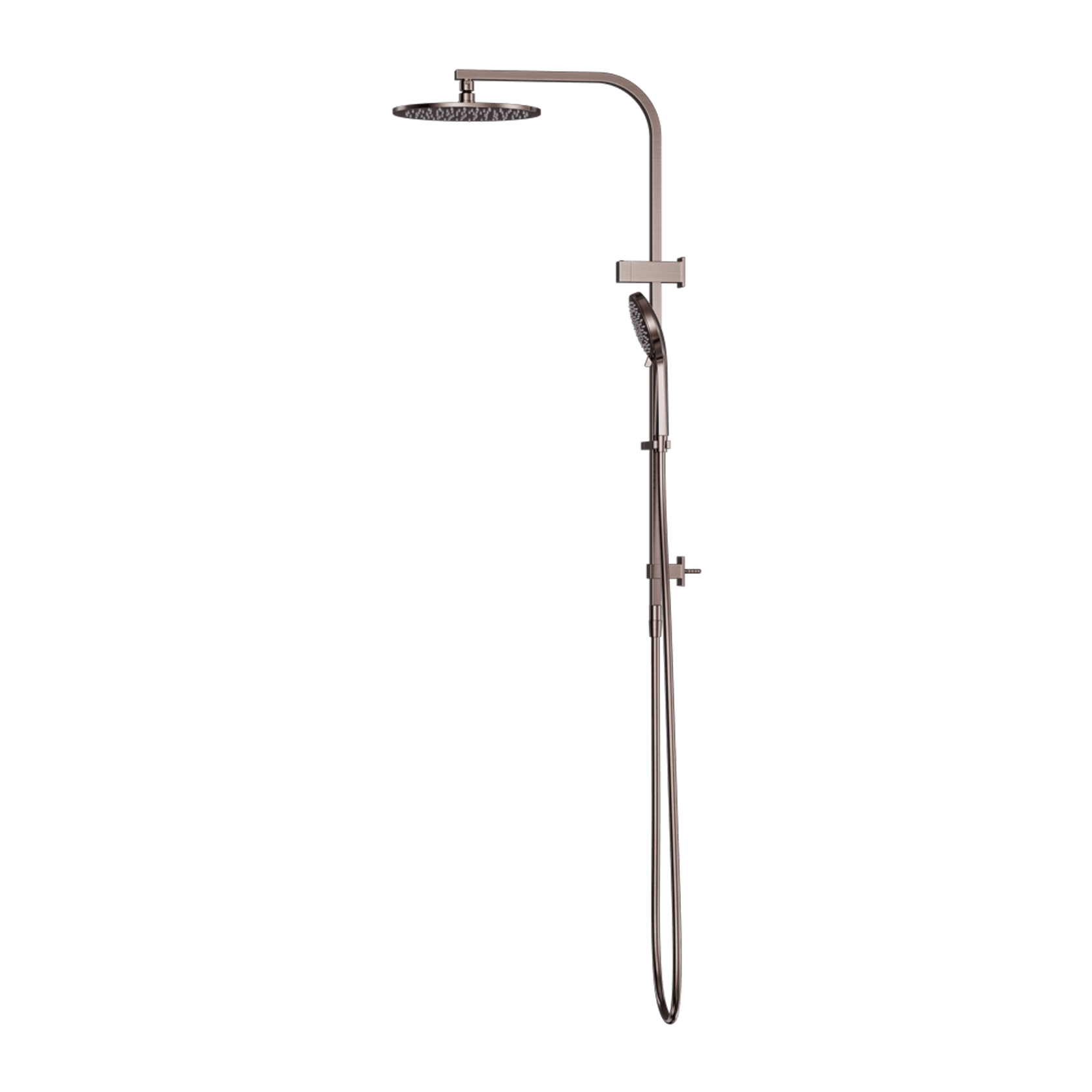 Bianca Twin Shower | Brushed Bronze gallery detail image