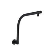 Gooseneck Square Shower Arm Matte Black gallery detail image