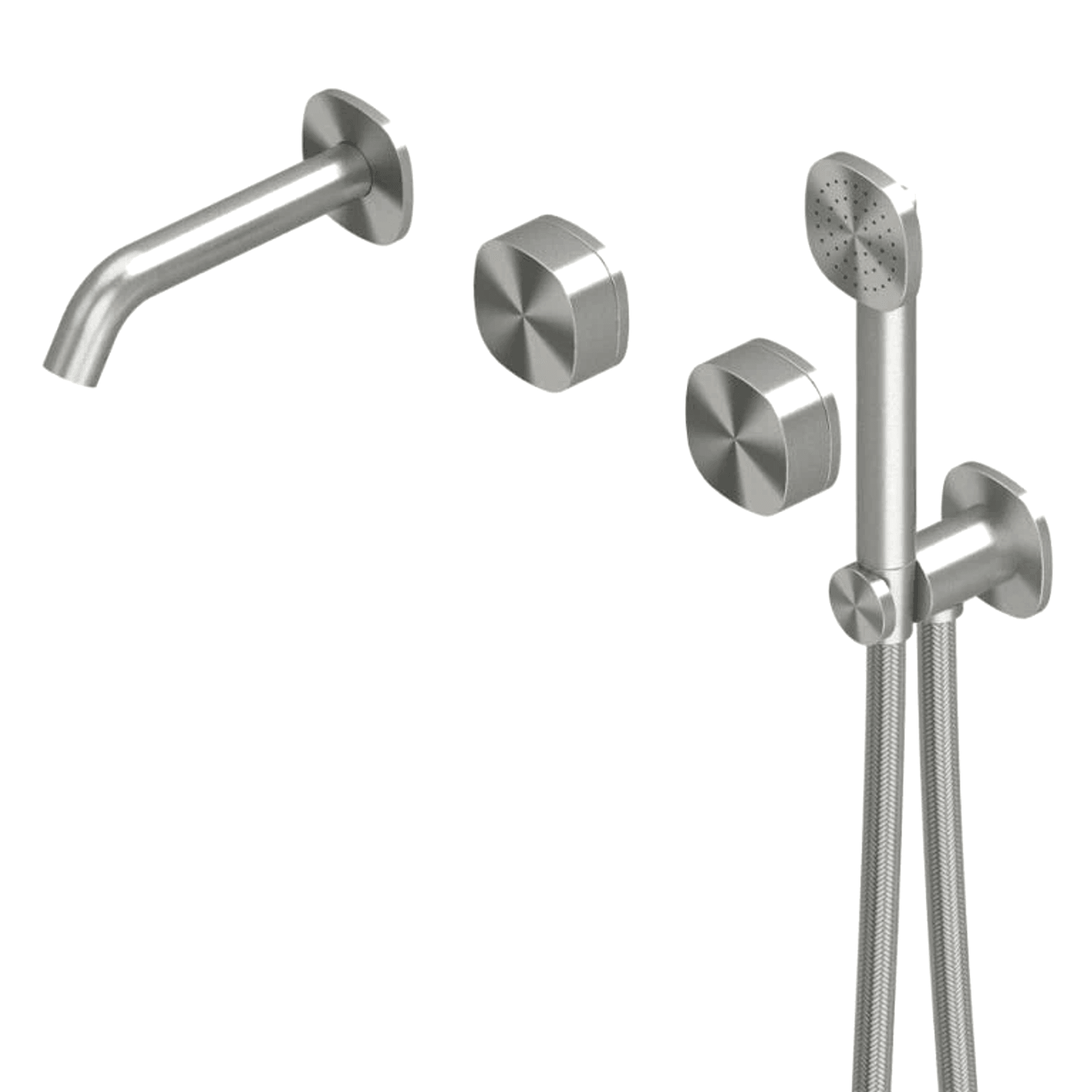 Super 22 69 | Two Wall Mixers + Shower Kit gallery detail image