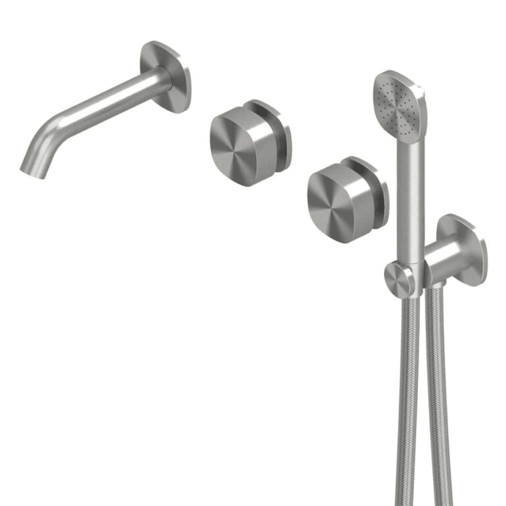 Super 22 69T | Two Wall Mixers + Shower Kit gallery detail image