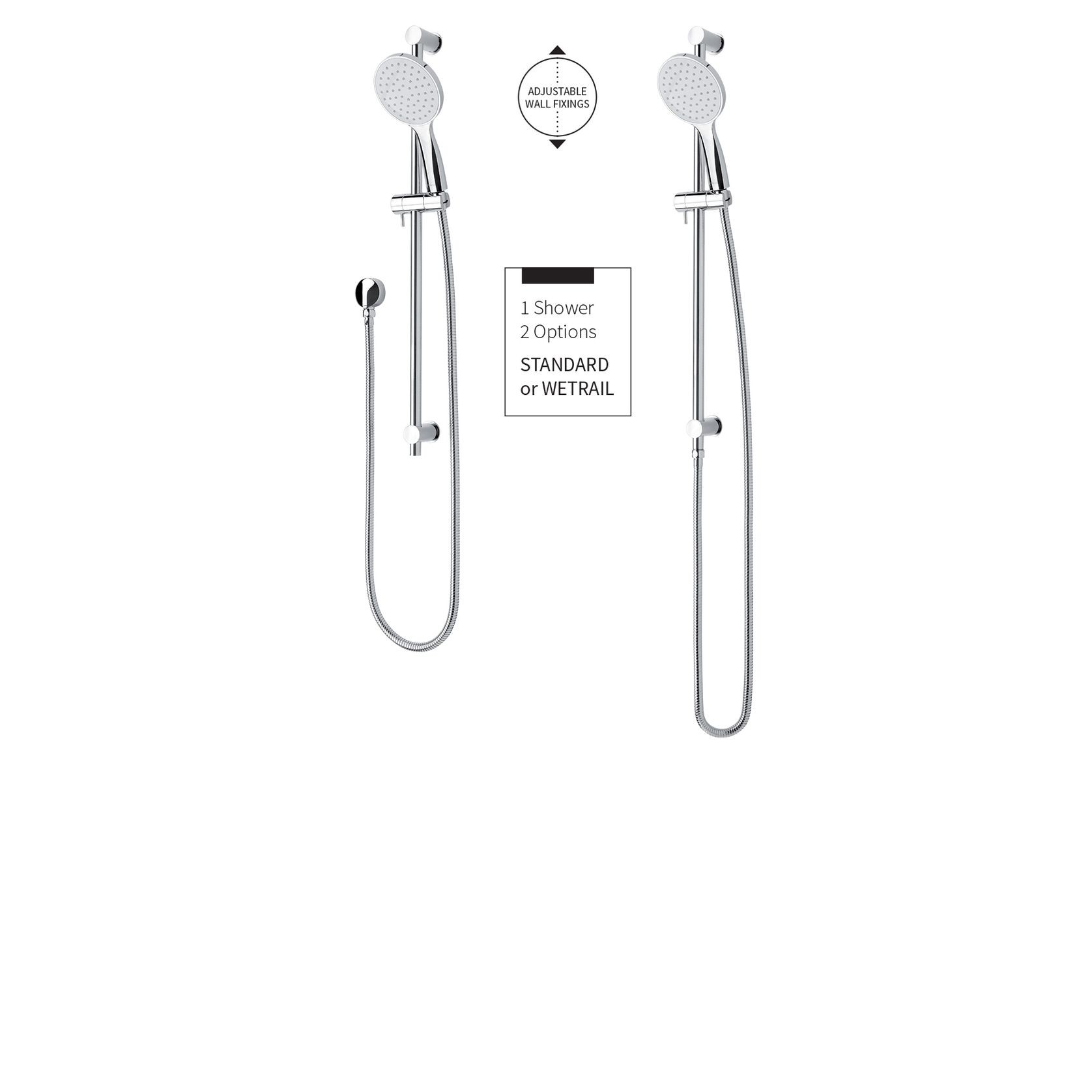 Solitaire Wetrail Slide Shower gallery detail image