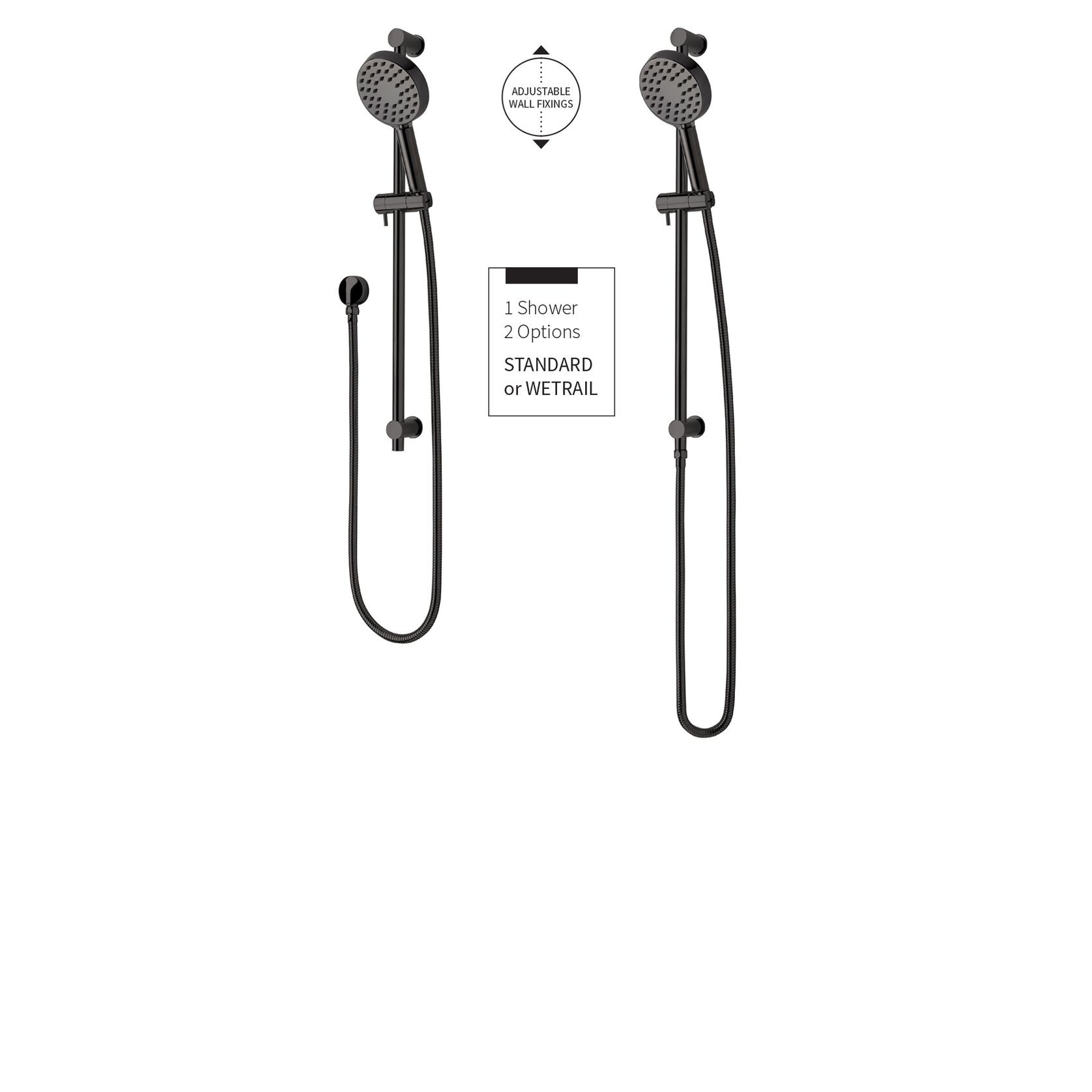 Solitaire Wetrail Slide Shower gallery detail image