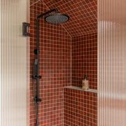 Finley Shower Rail Set - Brushed Gunmetal gallery detail image