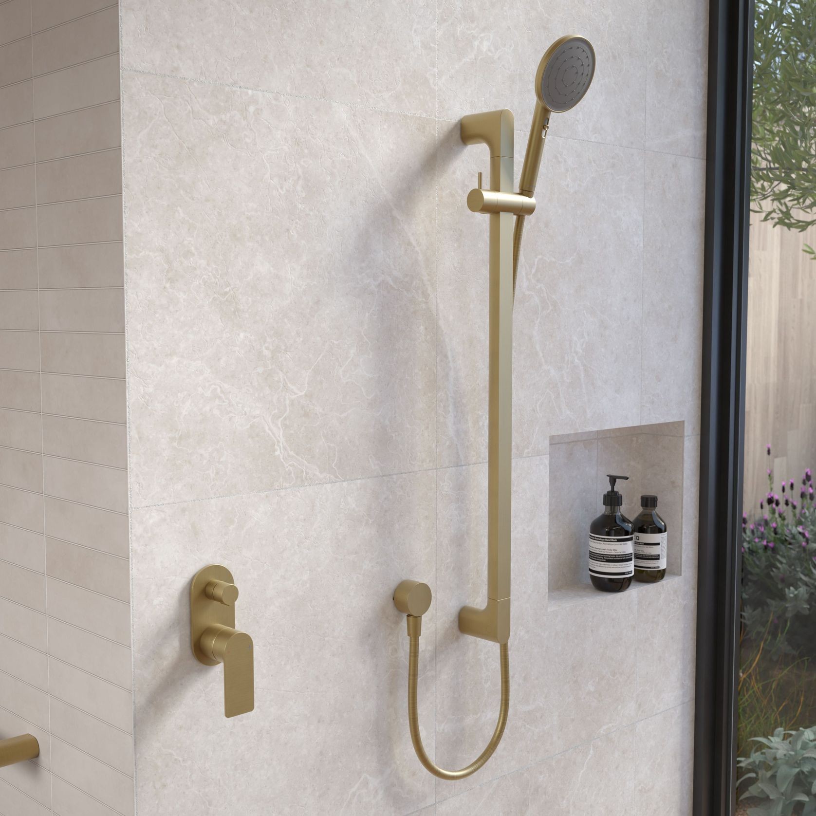 Urbane II Universal Rail Shower gallery detail image