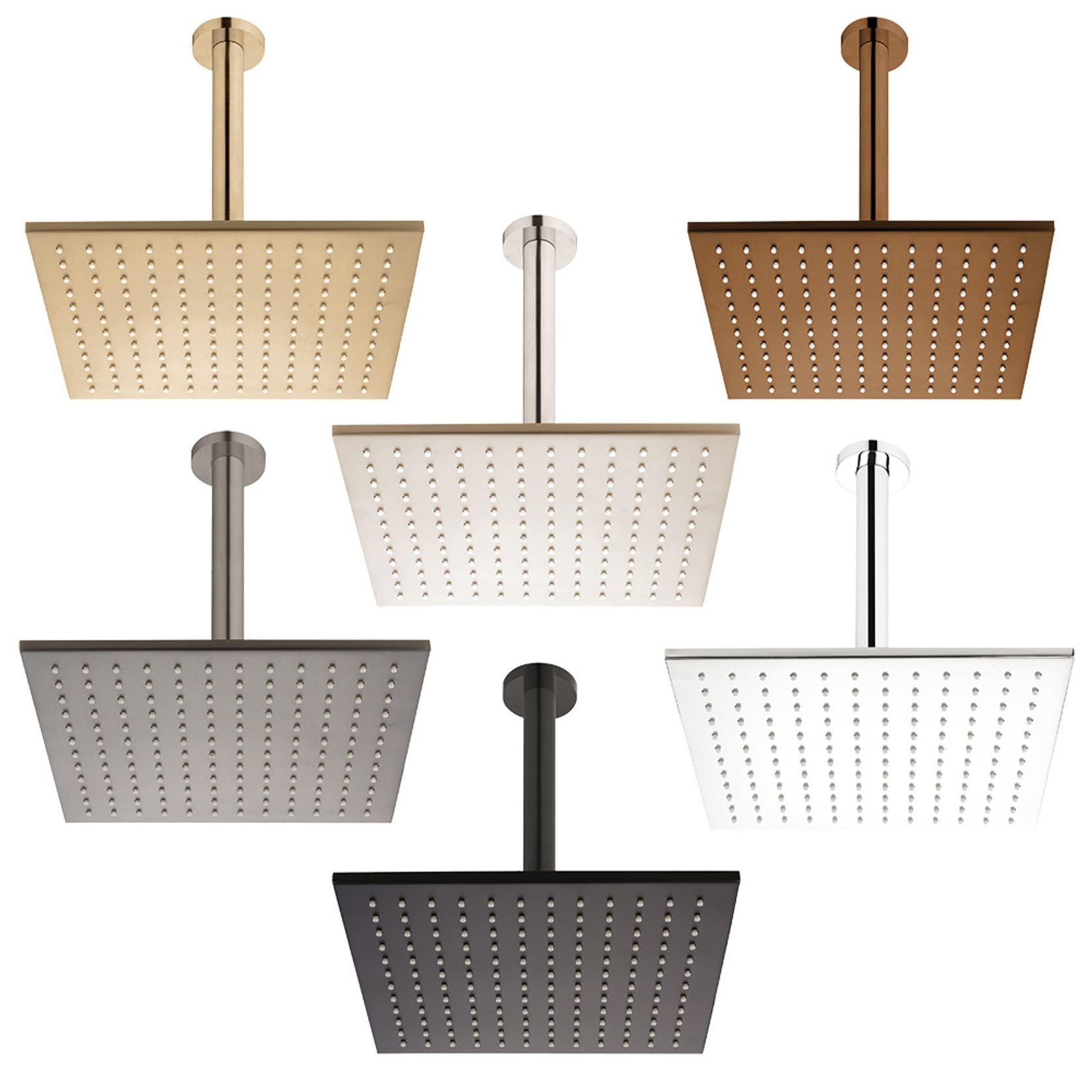 Voda Ceiling Mounted Shower Drencher Square gallery detail image