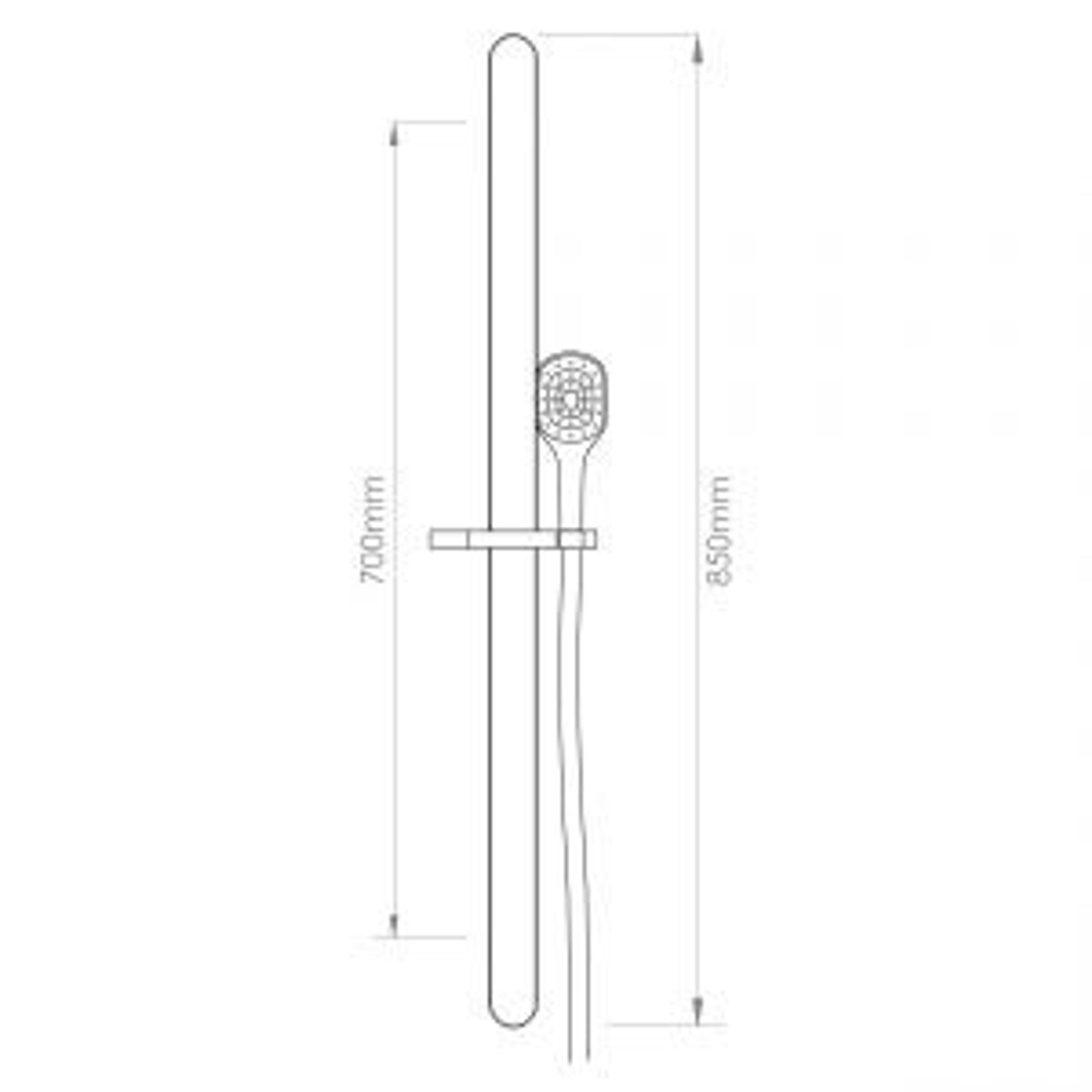 Eclipse 1 Function Slide Shower (Square) gallery detail image