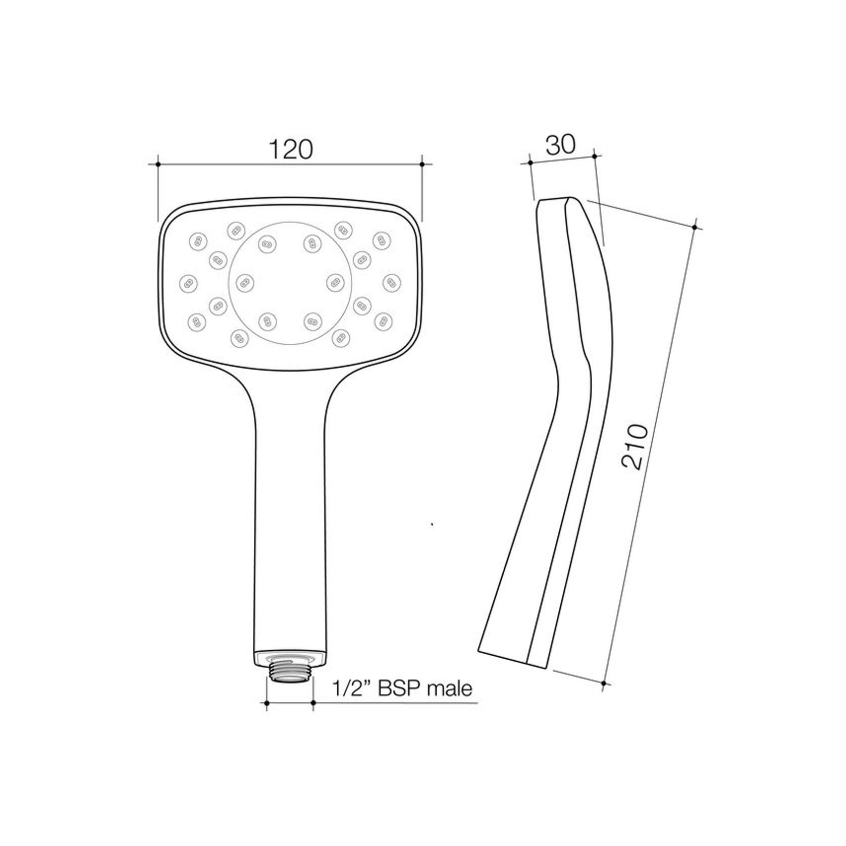 Waipori MK2 Satinjet Handset gallery detail image