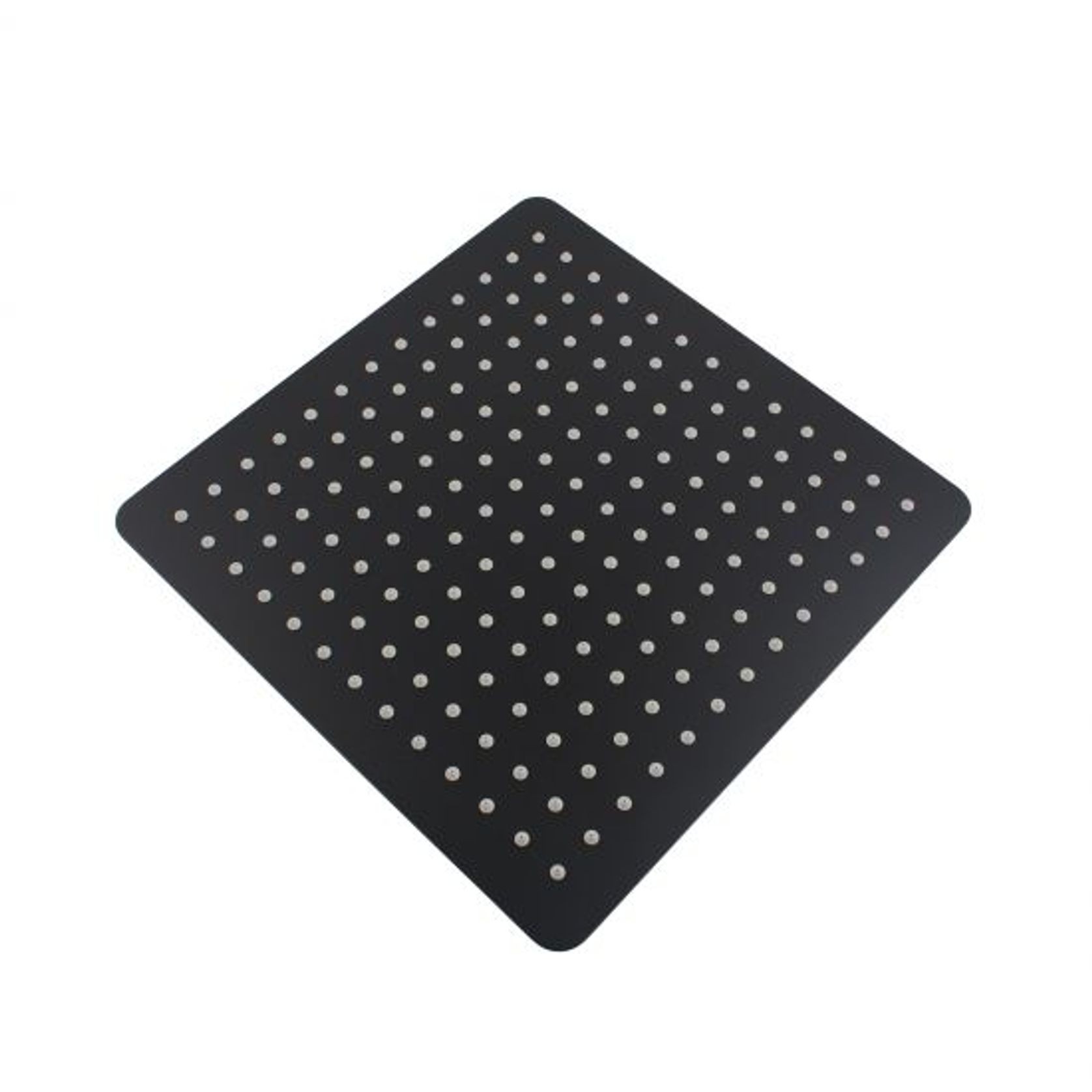 Square Shower Head Matte Black 300mm gallery detail image