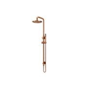 Round Combination Shower Rail, 200mm Rose, Single Function Hand Shower gallery detail image