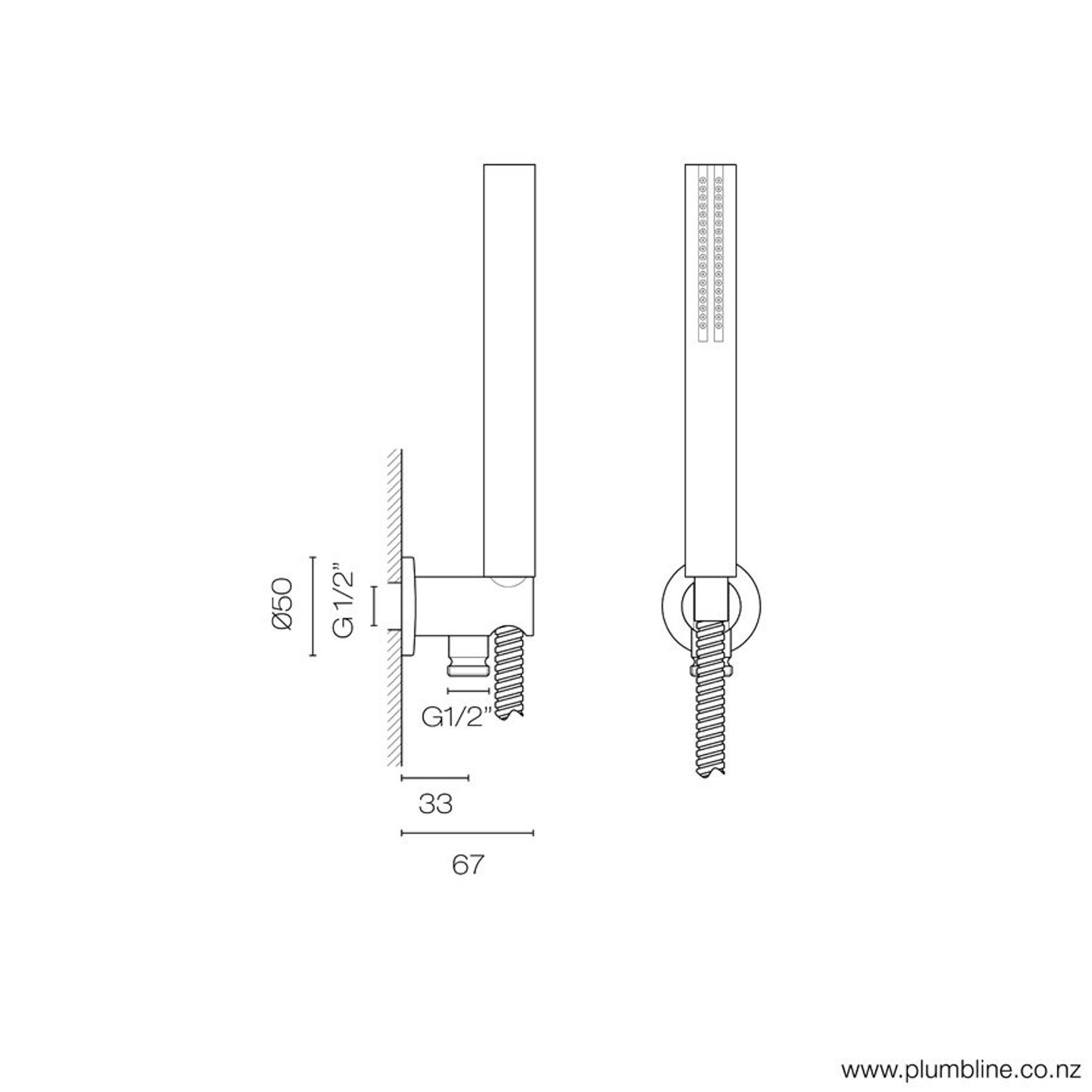 Young Wall Mount Shower Kit gallery detail image