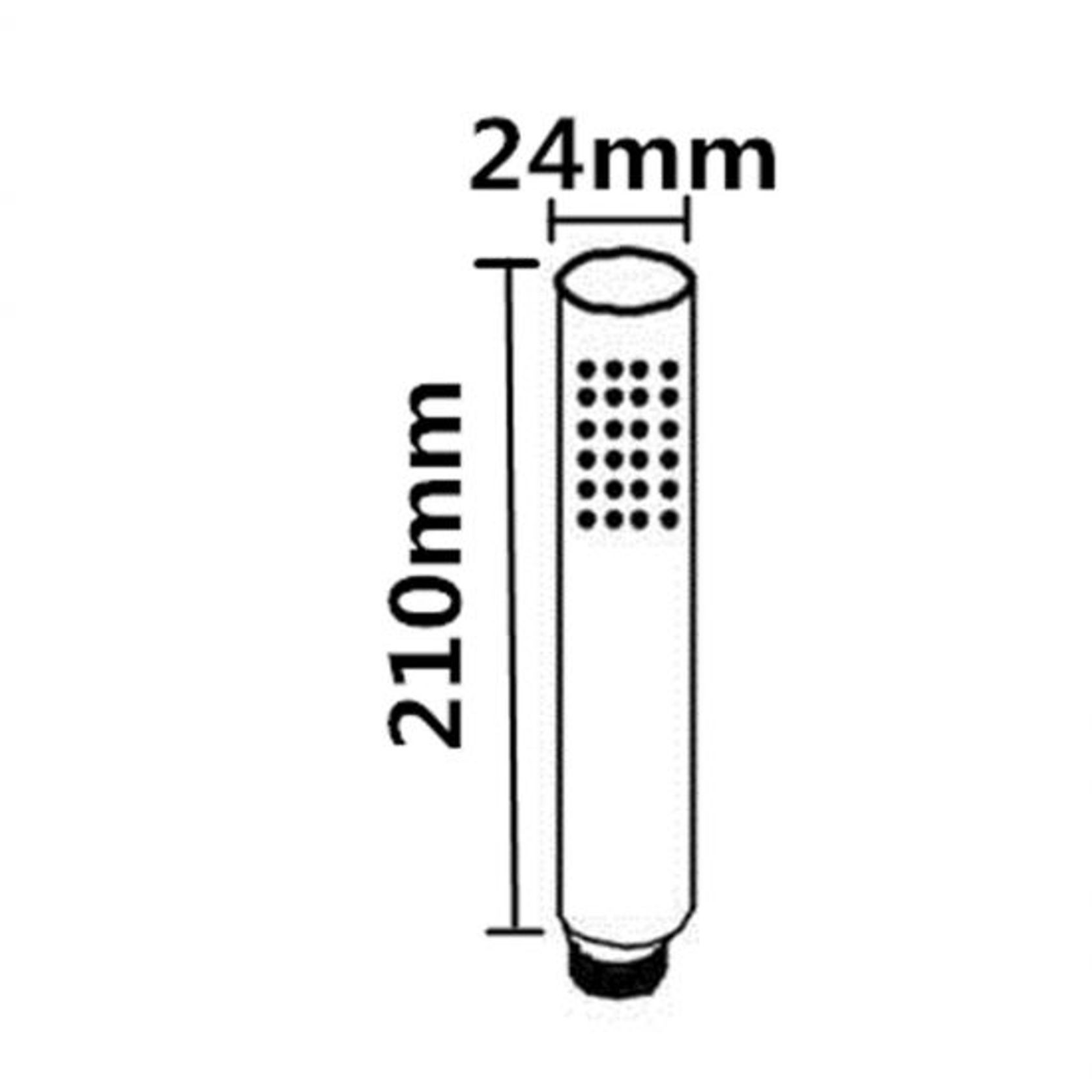 Handheld Shower Single Function Matte Black gallery detail image