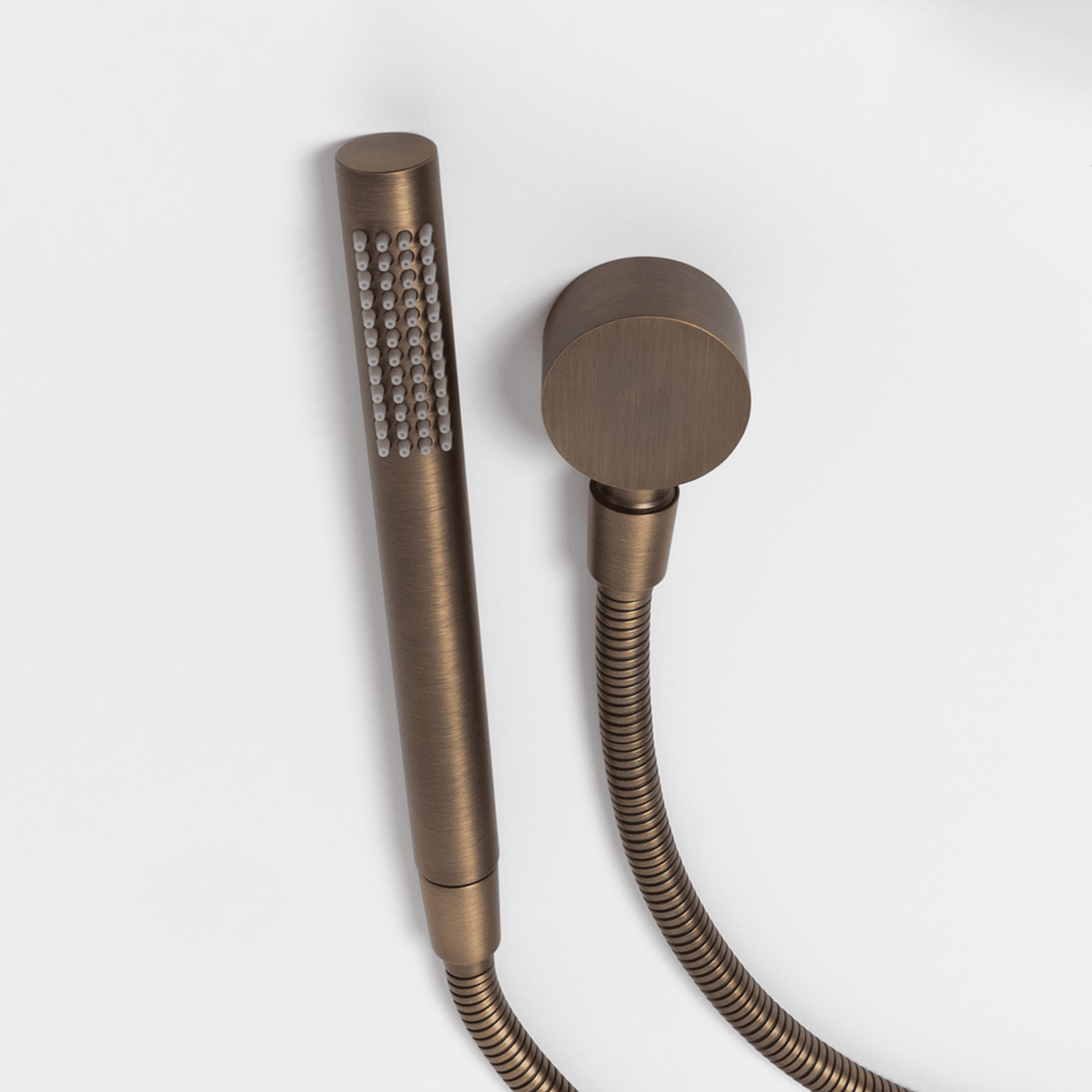 Mira Brushed Vintage Antique Brass Shower on Rail gallery detail image