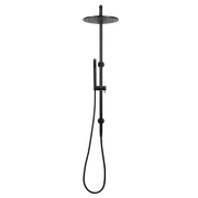 Mira Matte Black Shower Rail Twin Set gallery detail image