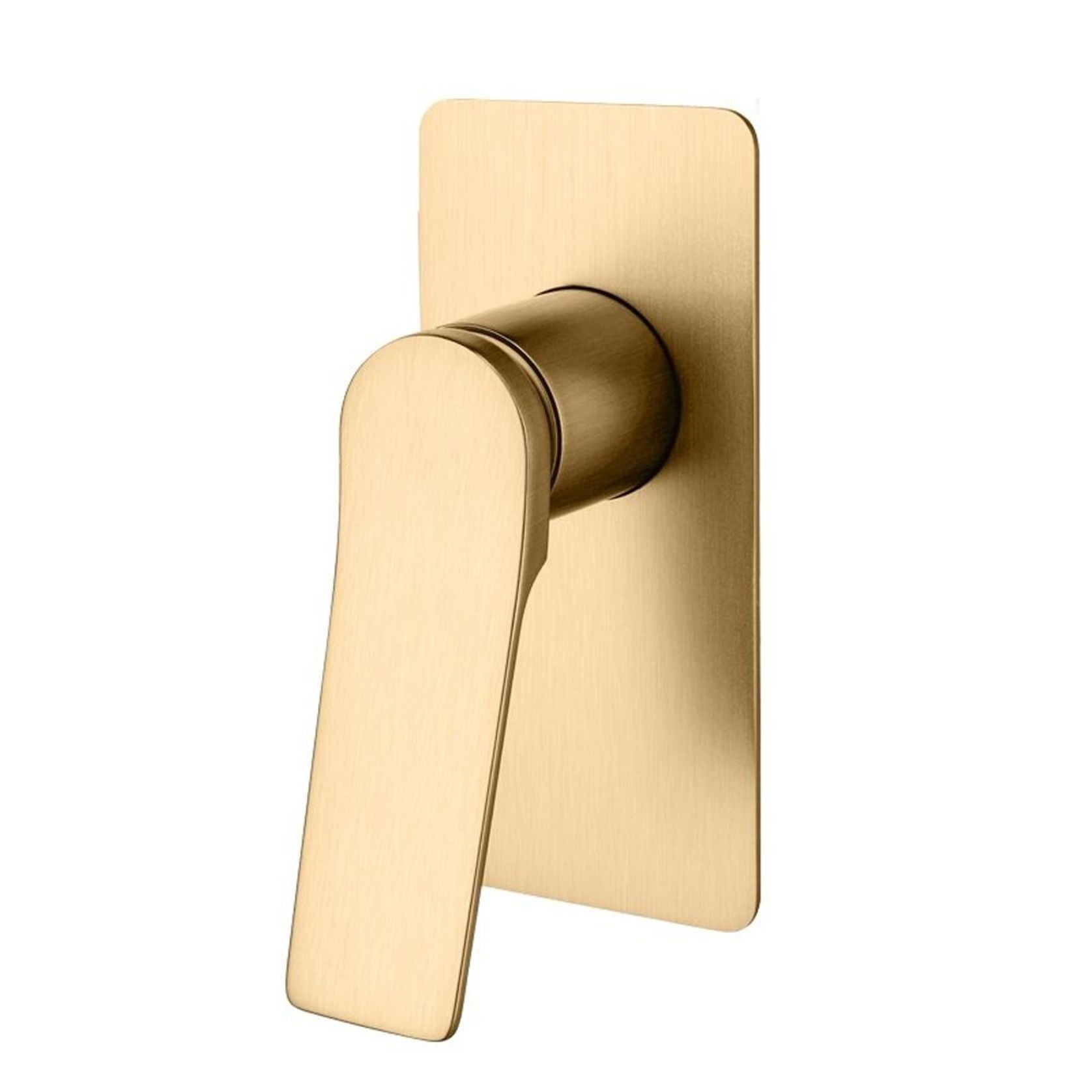 Rushy Wall Mixer Brushed Brass gallery detail image