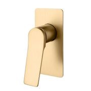 Rushy Wall Mixer Brushed Brass gallery detail image