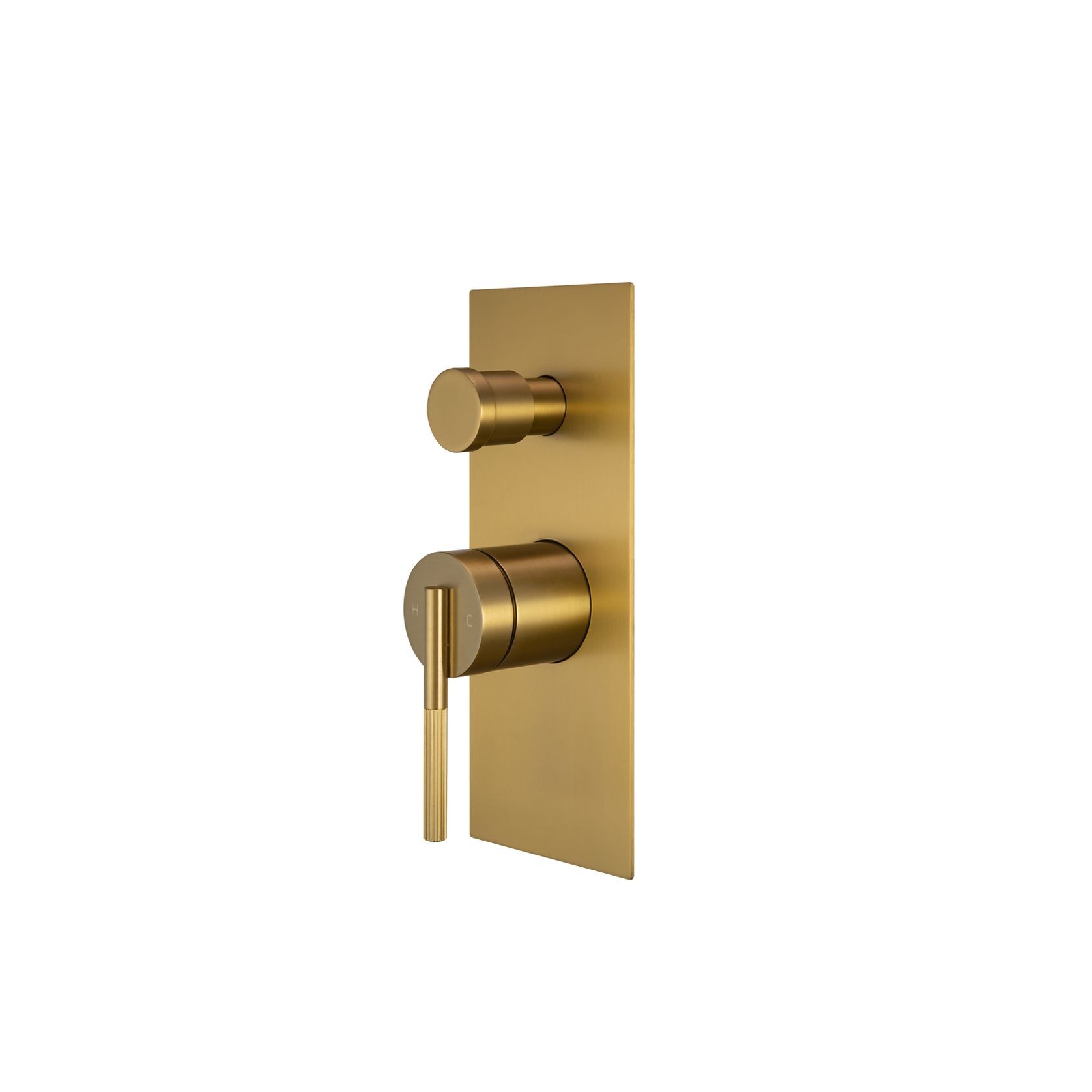 Caddence Mixer with Diverter Brushed Brass gallery detail image