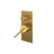 Caddence Mixer with Diverter Brushed Brass gallery detail image