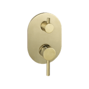 Scarab Shower Divert Mixer Brushed Gold gallery detail image
