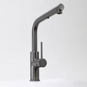 Nisa Square Pull Out Mixer Brushed Gunmetal gallery detail image