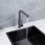Nisa Square Pull Out Mixer Brushed Gunmetal gallery detail image