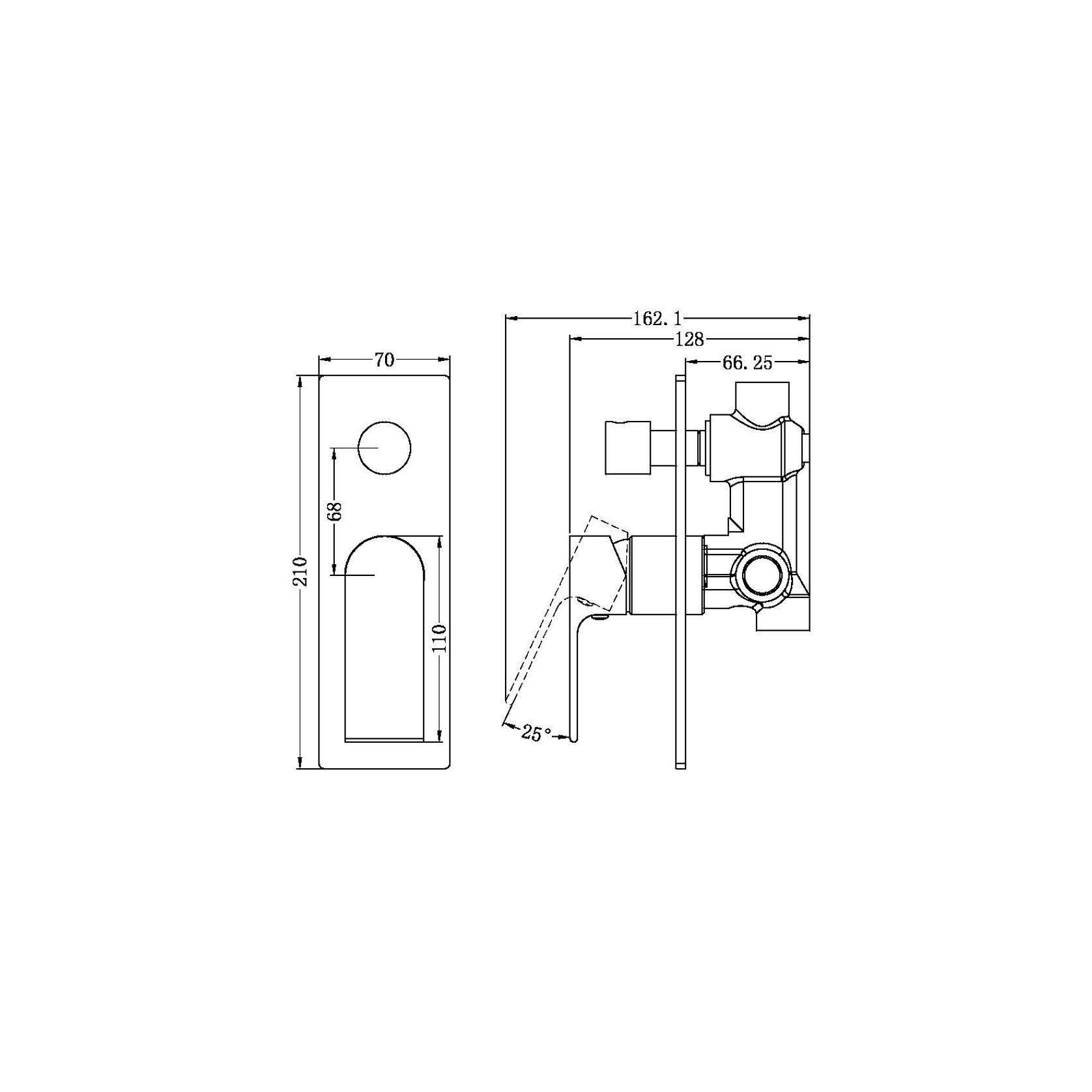 Bianca Shower Mixer & Divertor | Brushed Bronze gallery detail image