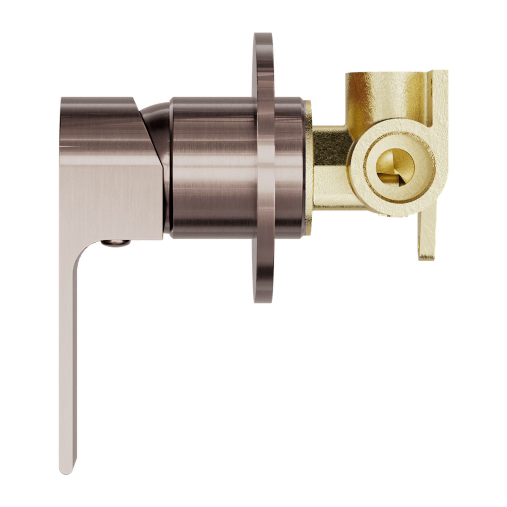 Bianca Shower Mixer 80mm Plate | Brushed Bronze gallery detail image