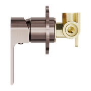 Bianca Shower Mixer 80mm Plate | Brushed Bronze gallery detail image