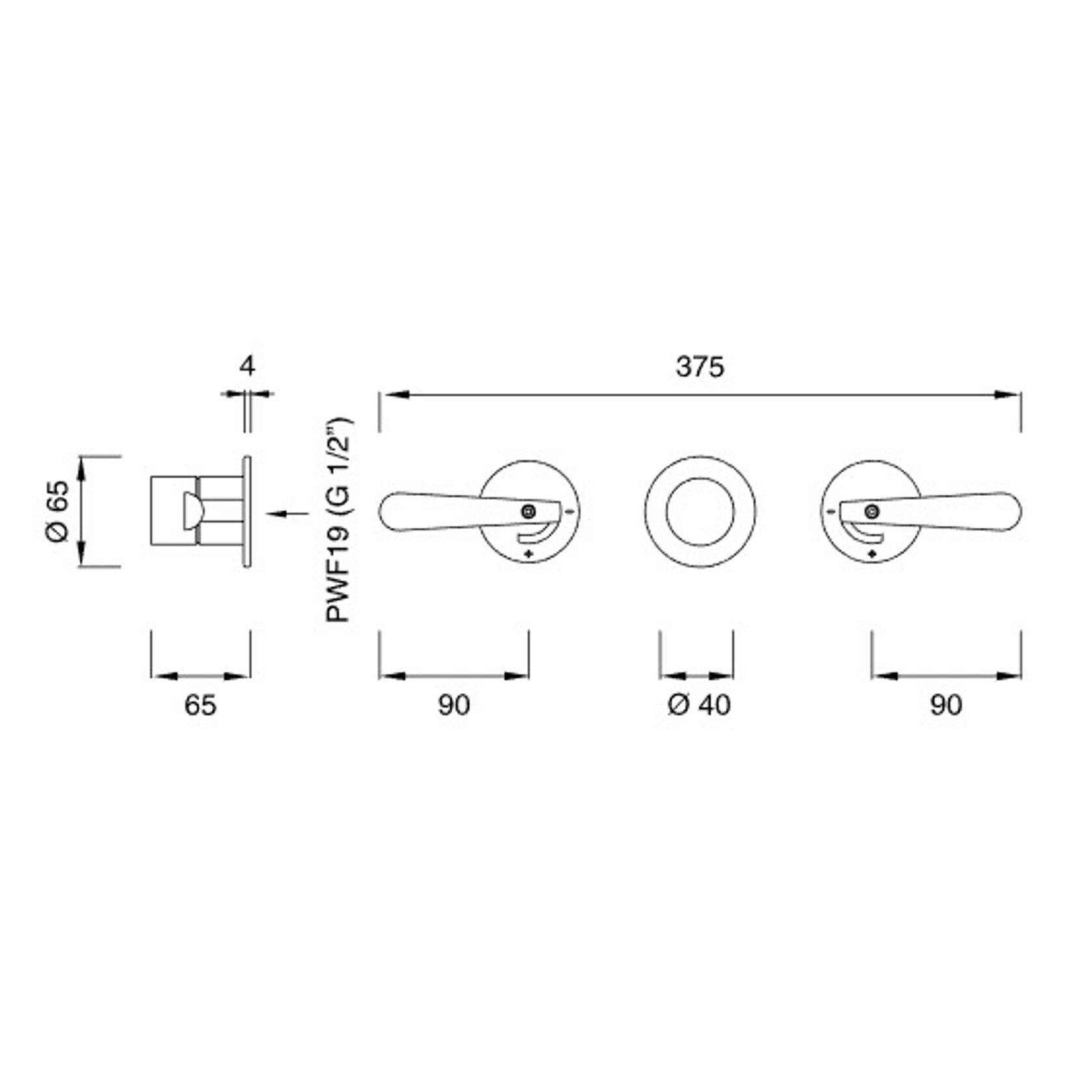 LUTEZIA Shower Mixer Set by CEA gallery detail image