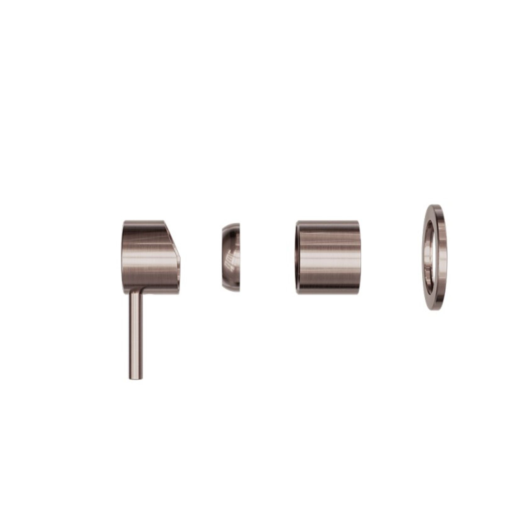 Zen SS316L Shower Mixer Trim Kits | Brushed Bronze gallery detail image