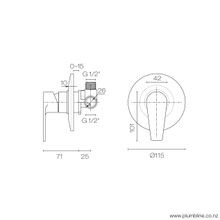 Eco Style Shower Mixer gallery detail image