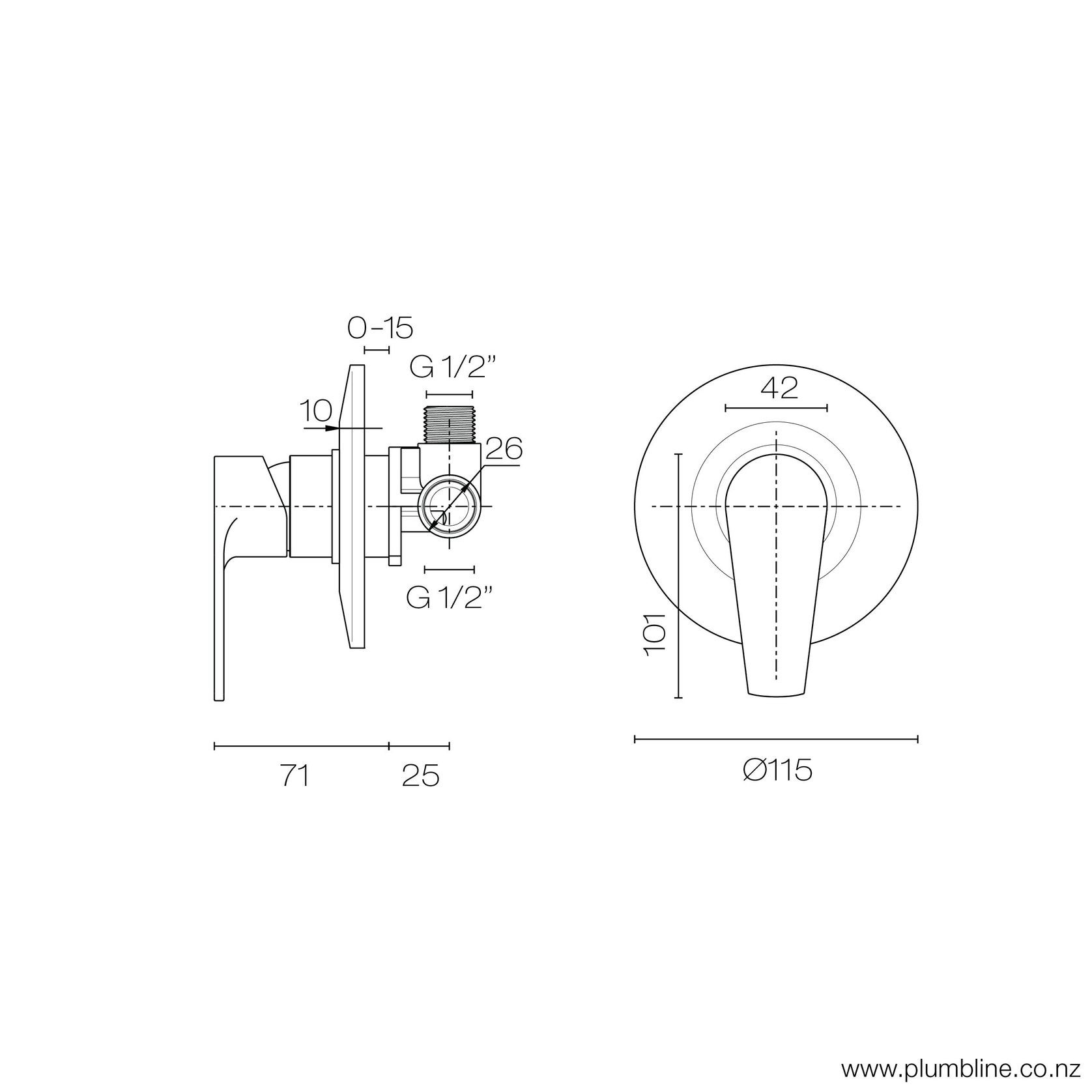 Eco Style Shower Mixer gallery detail image