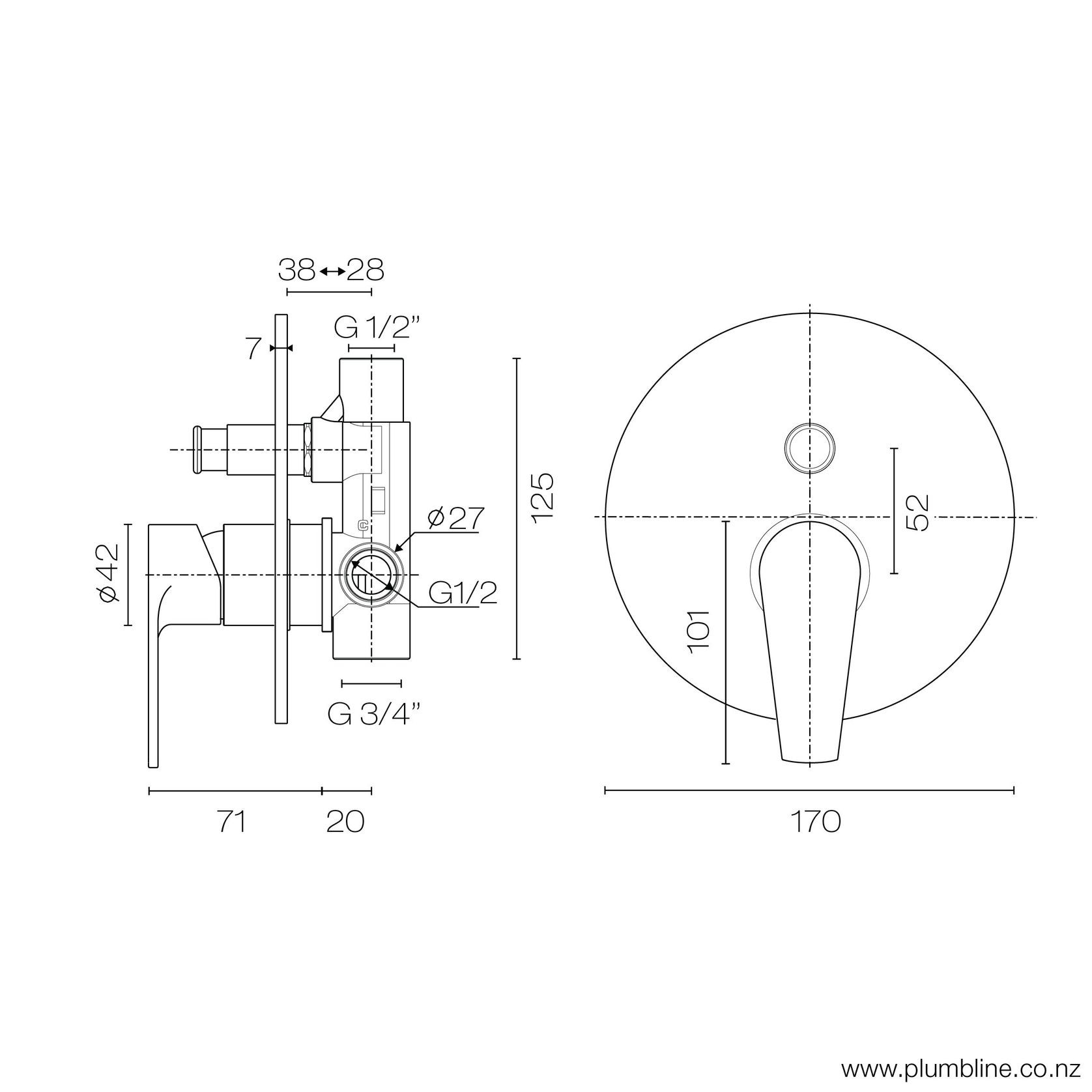 Eco Style Diverter Mixer gallery detail image