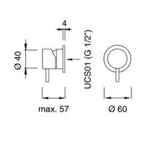 MILO 360 Shower Mixer by CEA gallery detail image
