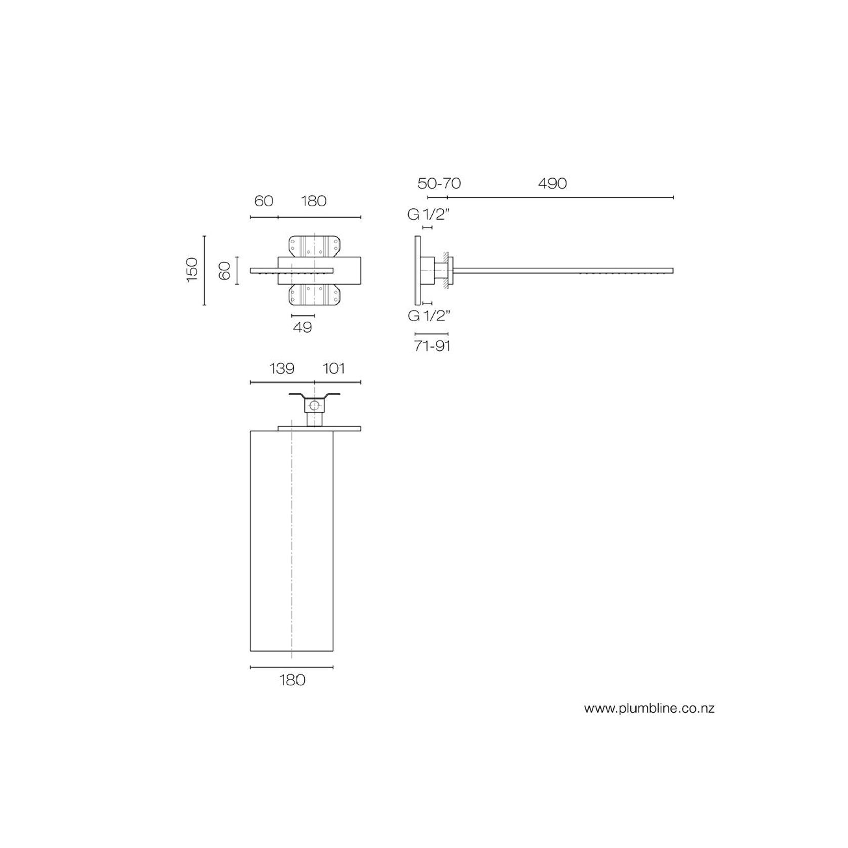 Milano Luxury Rainhead gallery detail image