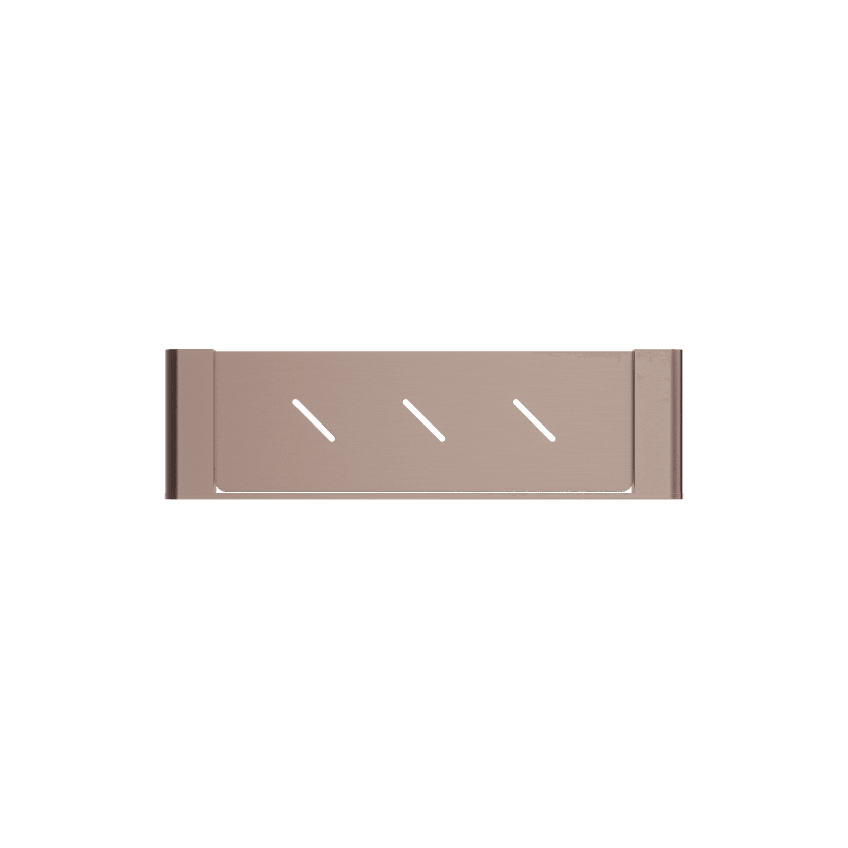 Bianca Metal Shower Shelf | Brushed Bronze gallery detail image