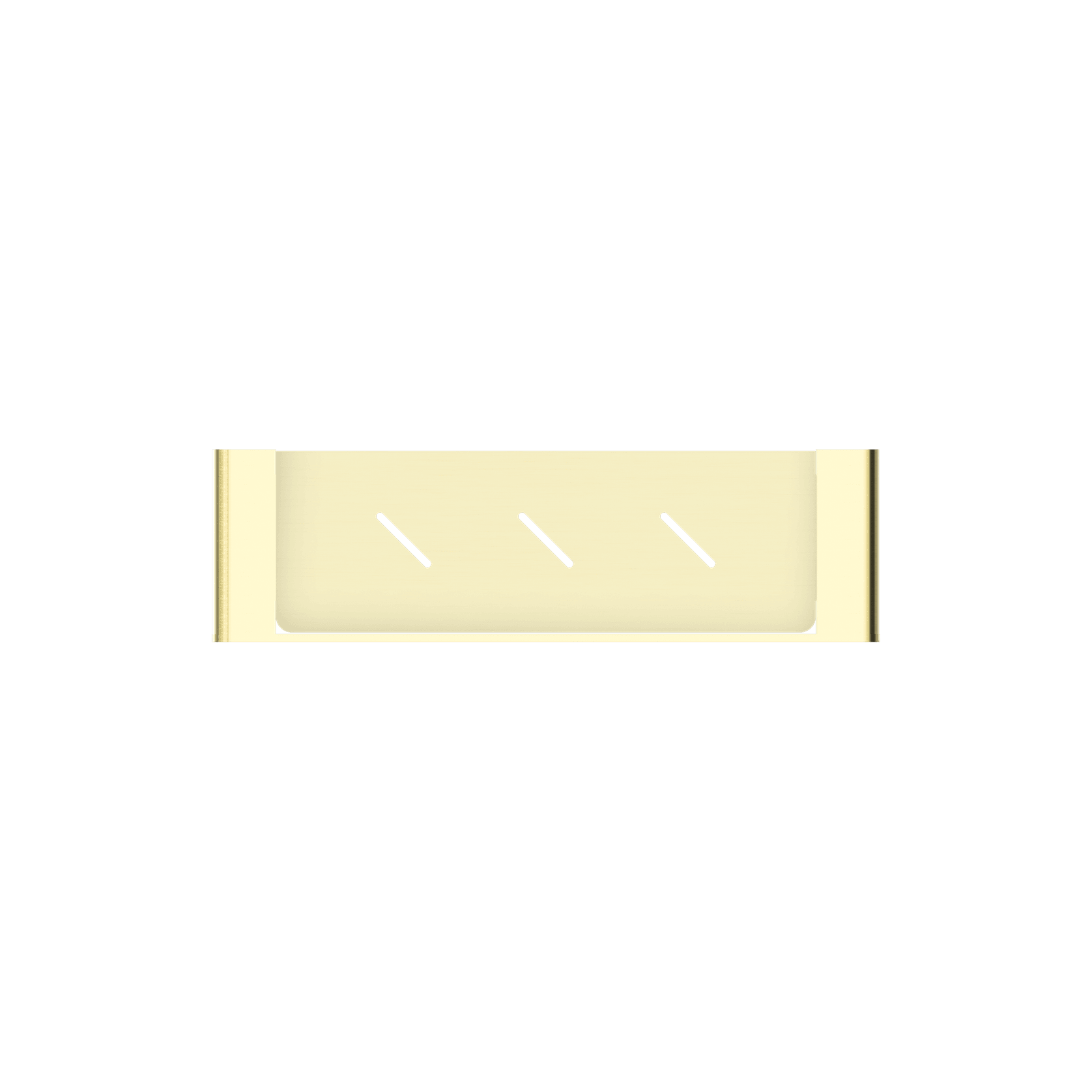 Bianca Metal Shower Shelf | Brushed Gold gallery detail image