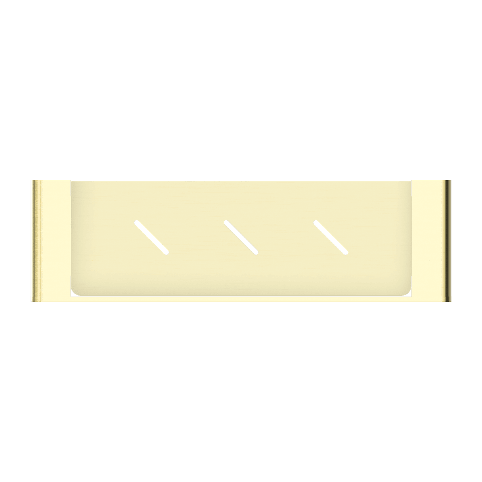 Bianca Metal Shower Shelf | Brushed Gold gallery detail image