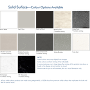 Custom Solid Surface Shower Base | 22 mm gallery detail image