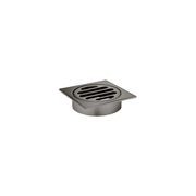 Square Floor Grate Shower Drain 80mm Outlet - Shadow gallery detail image