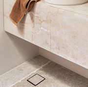 Pixi Tile Insert Floor Waste 125mm - Brushed Gunmetal gallery detail image