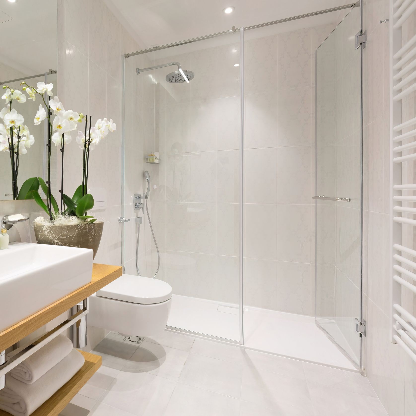 Custom Sized Solid Surface Shower Base ArchiPro AU