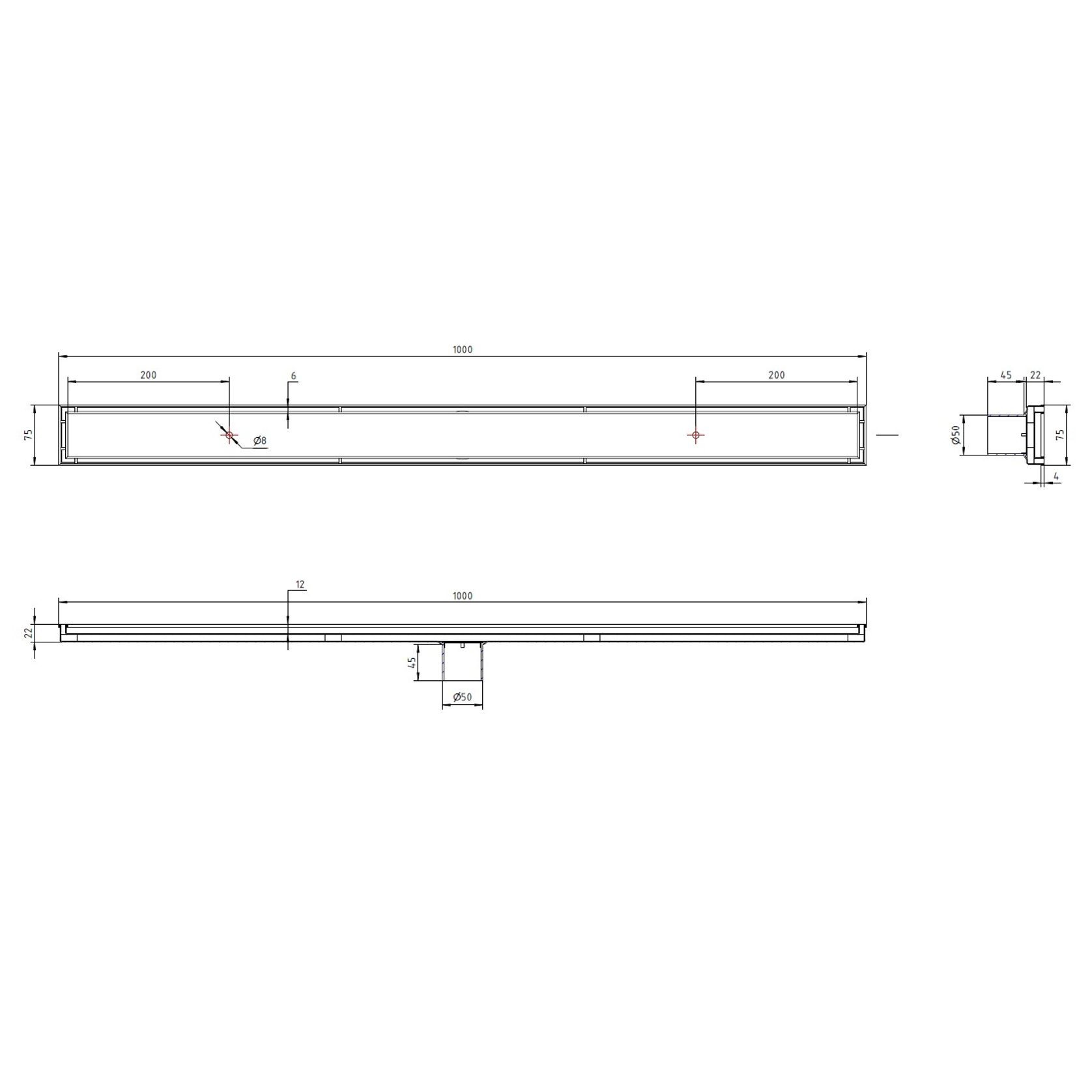 Code Flow Tiled Insert Channel Drain gallery detail image