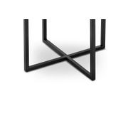 Ellie Marble Round Side Table | White & Black gallery detail image